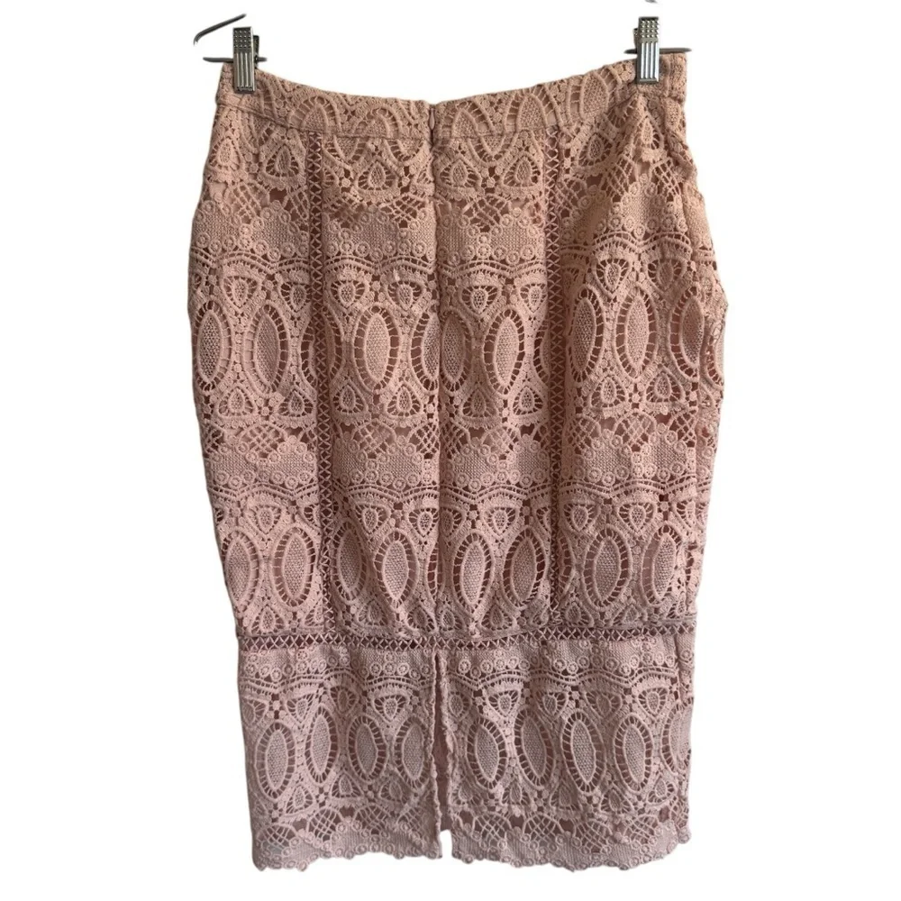 J.O.A. Blush Pink Two Piece Skirt + Top Set, Size M/L